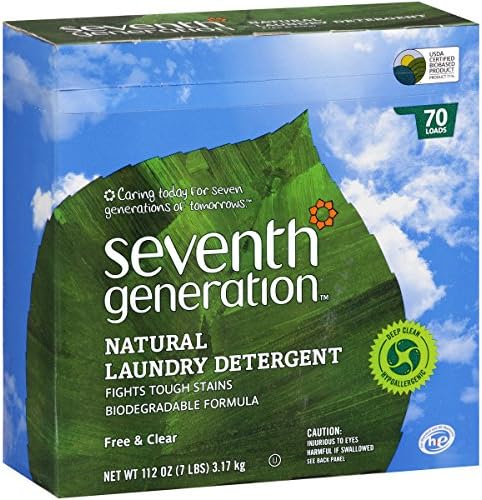 Seventh Generation Free &amp; Clear Natural Laundry Detergent, 112 oz