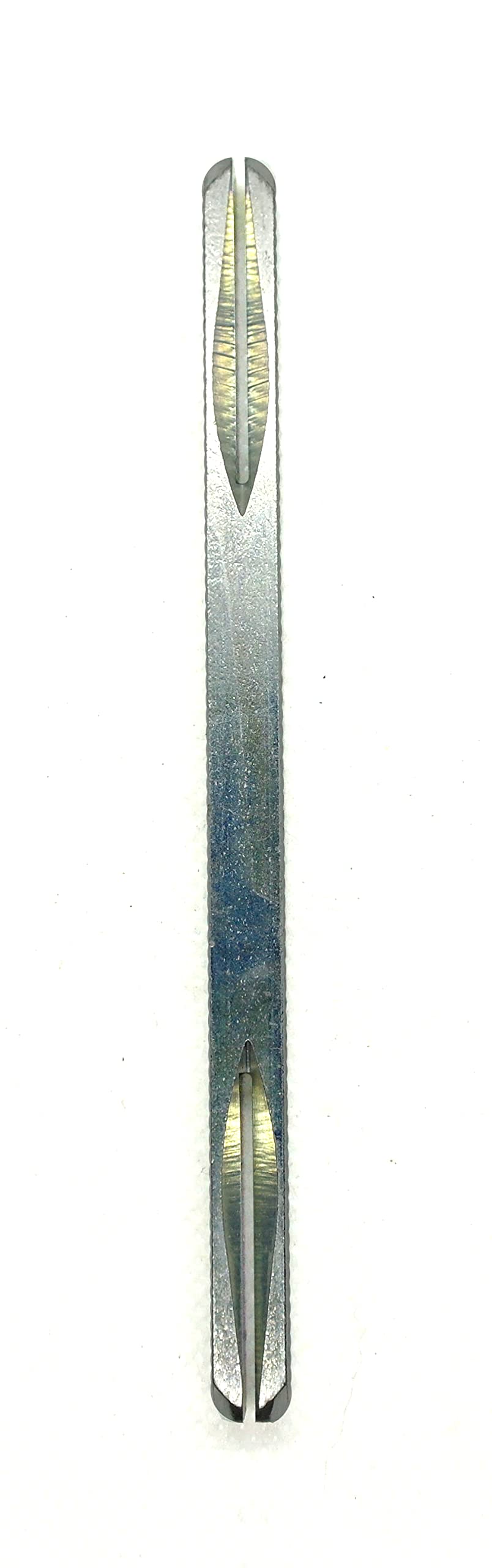 Spindle Bar Split 7mm x120mm Length Steel Zinc Finish for Door or Window Handles UPVC (Split 7mm x 120mm Bar)