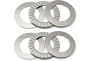 QLXHBOT Thrust Needle Roller Bearings NTA1625 with Washers 1" Bore 1-9/16" OD 5/64" Width 2pcs