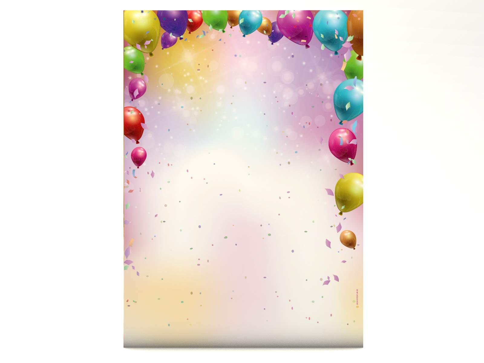 Party Celebrations Carnival Design Paper Confetti 100 Sheets DIN A4 90 g/m²