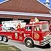 ANJ Kids Toys - Battery Operated Fire Truck Toys for Kids - Bump & Go Rescue Car with Realistic Siren Sounds - Great Fire Engine Toy Car for Girls and Boys (Age 3+)