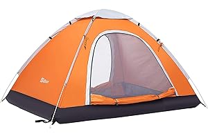 Ubon 2/3 Person Lightweight Instant Pop Up Indoor Outdoor Backyard Tent for Camping Backpacking