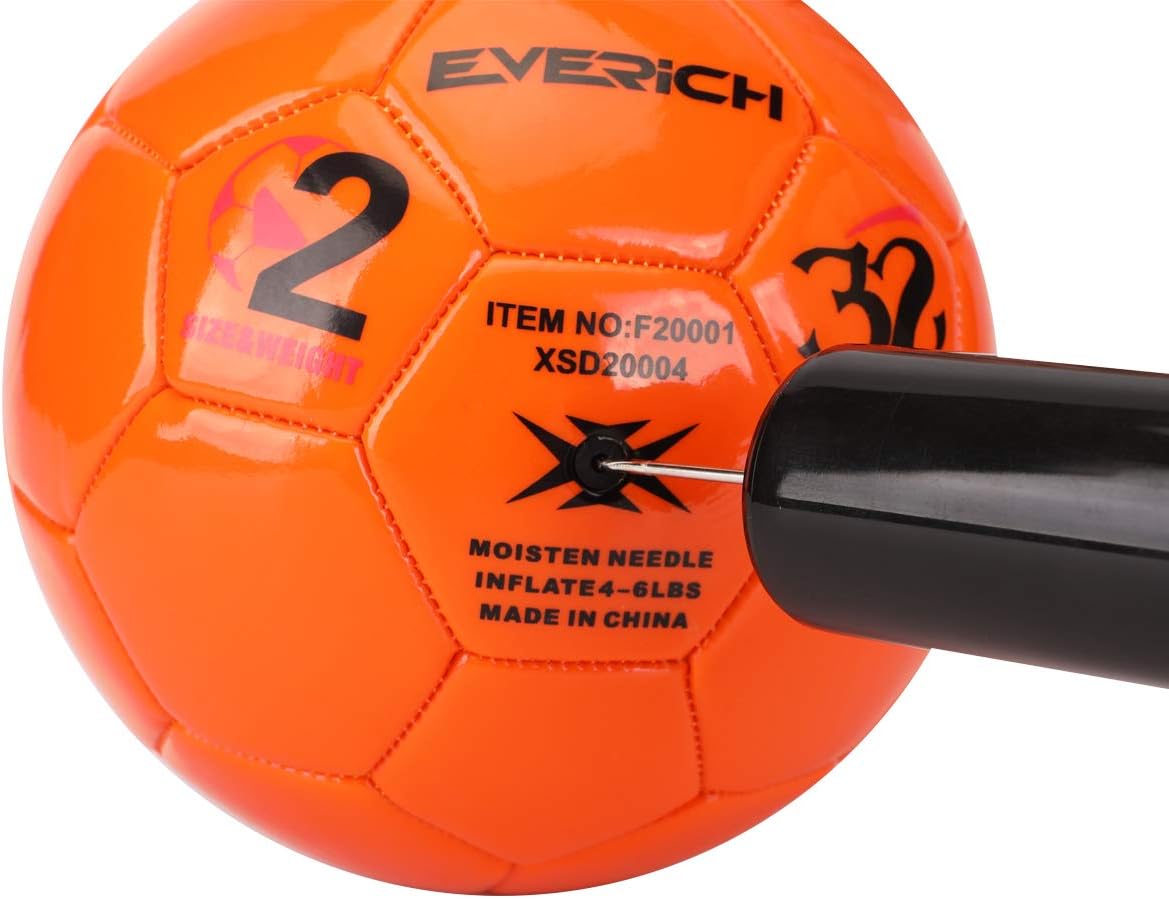 U&C Mini Footballs for Toddlers, 6 Inch Indoor Outdoor Ball Cute