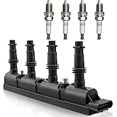 UF669 Ignition Coil &amp; 1675 Double Iridium Spark Plug Chevy Buick Cadillac | Fits Chevy Cruze Trax Sonic Volt Buick Encore Cadillac ELR 2011 2012 2013 2014 2015 2016 2017 2018 2019 2020 Only 1.4L