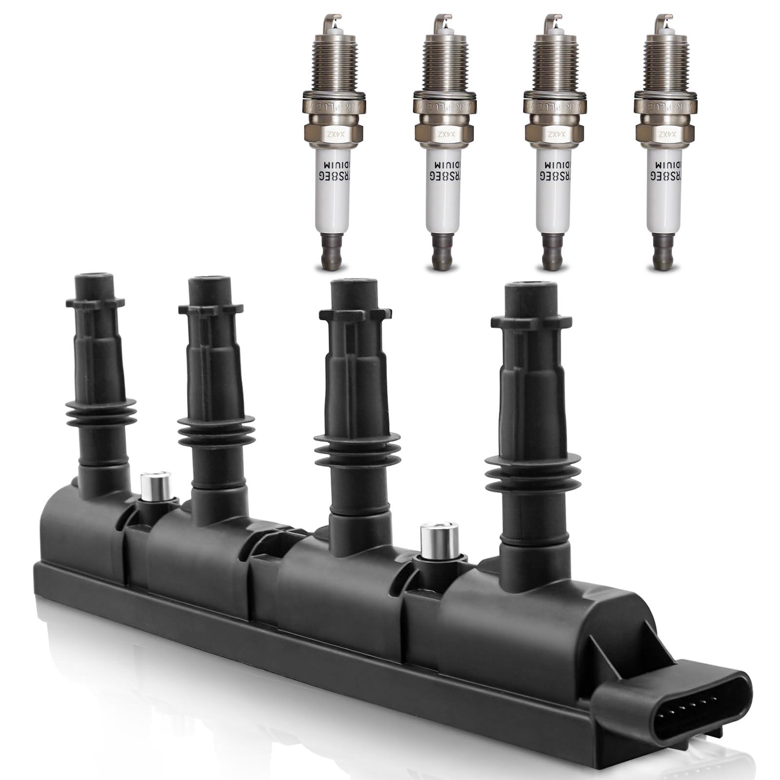 UF669 Ignition Coil & 1675 Double Iridium Spark