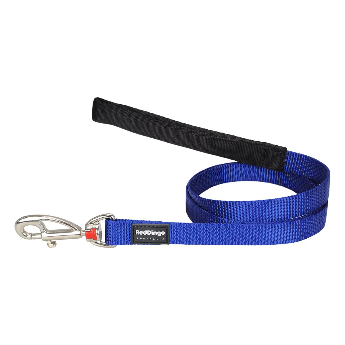 Red Dingo Dog Lead 1.2m Plain, Dark Blue, Size Small (15mm x 1.2m)