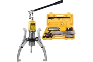 LCyindu Hydraulic Gear Puller, 15T Hydraulic Puller Kit Bearing Puller with Case 2 or 3 Jaws Bearing Hub Separator Heavy Duty Hydraulic Puller Separator Tool for Bearings, Gears, ZYL-15