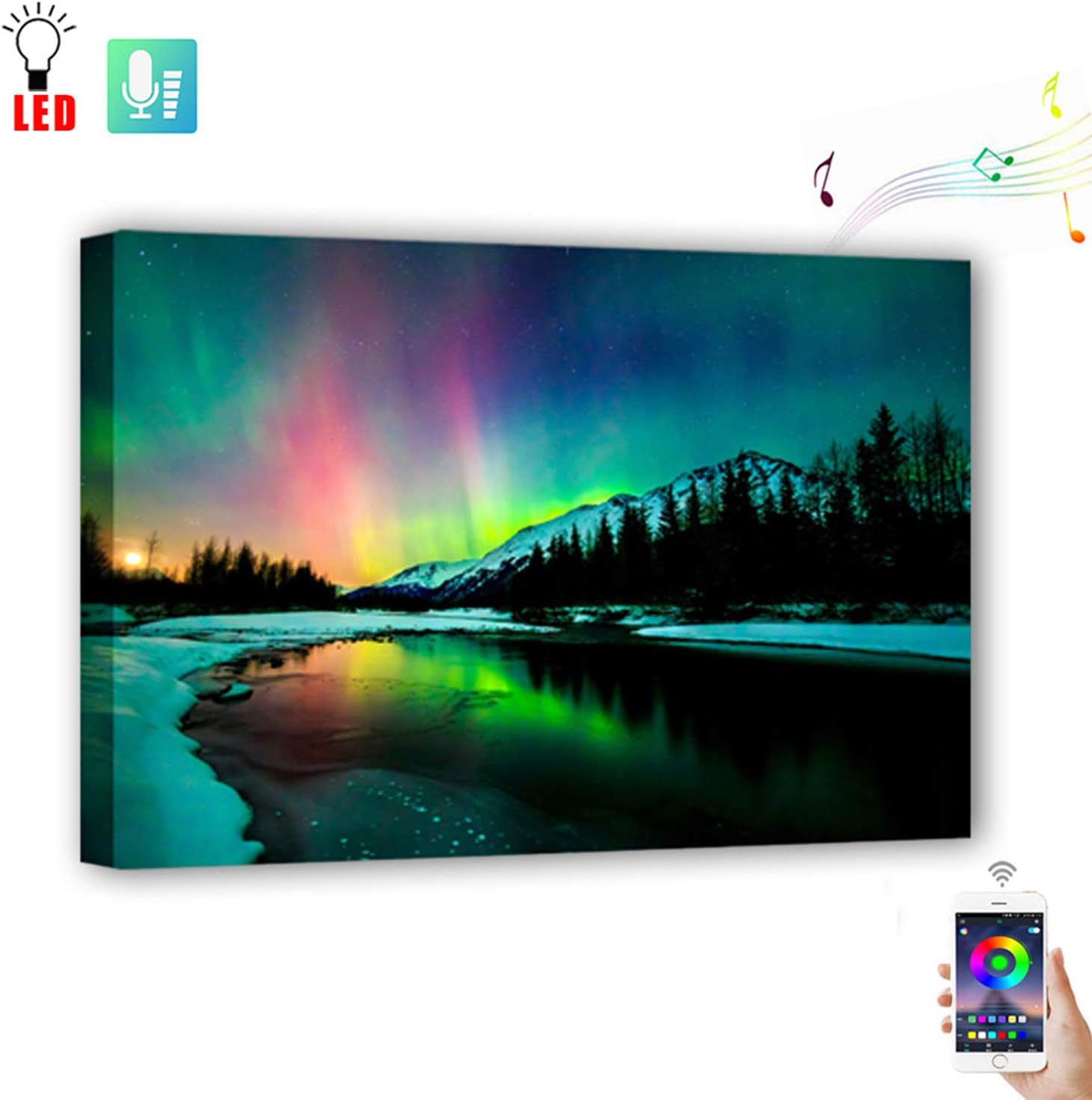 Best tall, thin wall art for living room