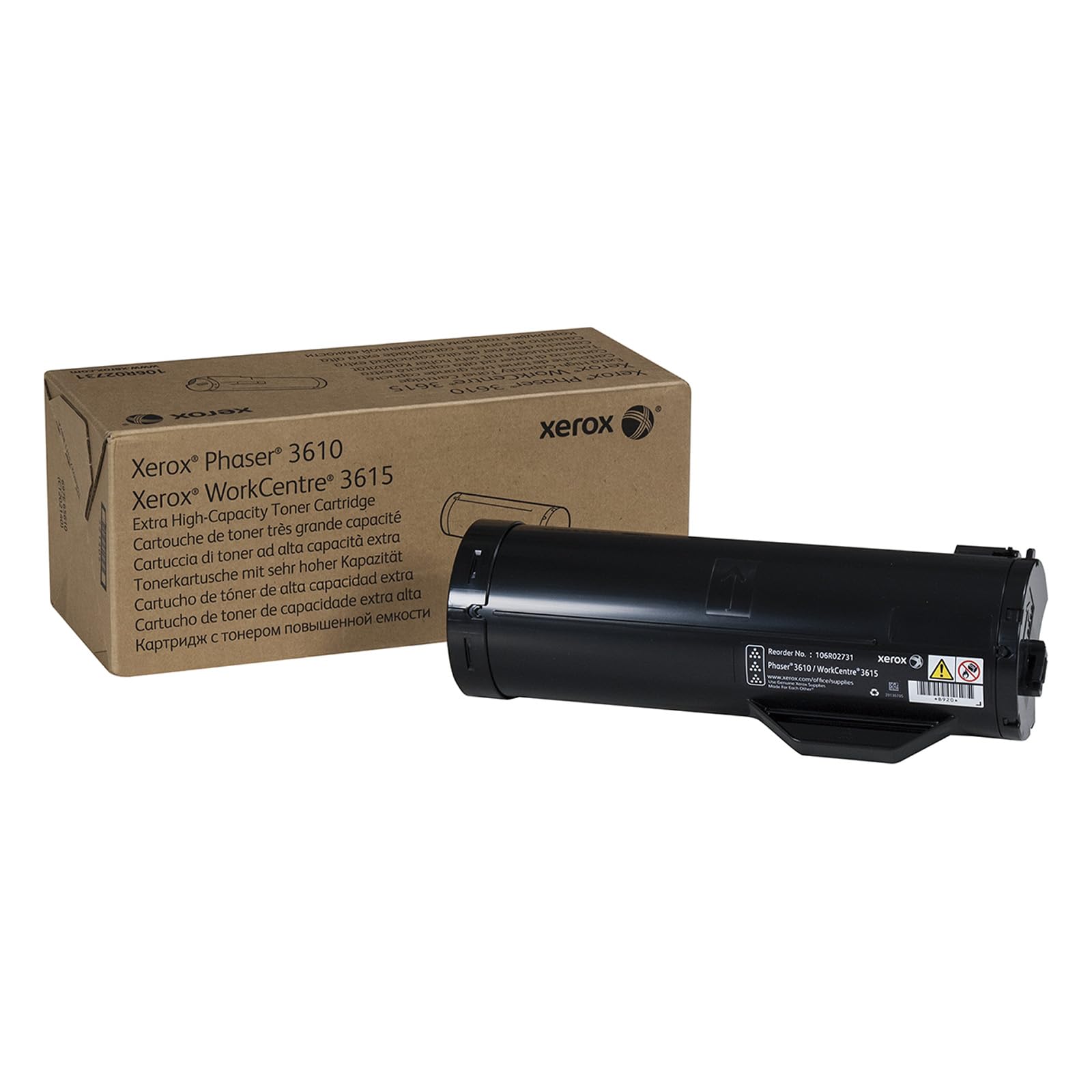 Xerox Genuine Phaser 3610 / Workcentre 3615 Black Extra High Capacity Toner Cartridge (25,300 Pages) - 106R02731