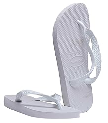 Havaianas Top Men's Slippers, White,9/10 US Men