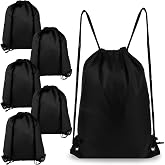 COIDEA Drawstring Gym Bags, Backpack for Sports, Gym, Travel, Swimming | Draw string back bag, Polyester with PU leather reinforced corners, Foldable for travel