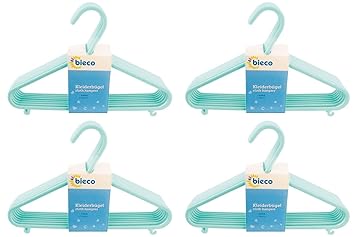 Bieco Kinderkleiderbügel, uni Farben, 8er / 16er / 32er