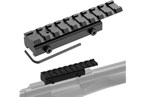 LTNSIMY 3/8" Dovetail to 7/8" Picatinny Adapter, Scope Mount Picatinny Rail, 11mm to 21mm Scope Mounts Adapter for Picatinny Rail Accessories