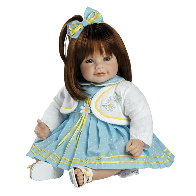 baby doll with blue hair