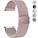 Fullmosa Compatible Gear S3 Bands, 22mm Watch Band Quick Release Compatible Samsung Galaxy 46mm/Gear S3 Frontier/Classic,Huawei Watch 2 Classic/GT Watch Band, Rose Pink