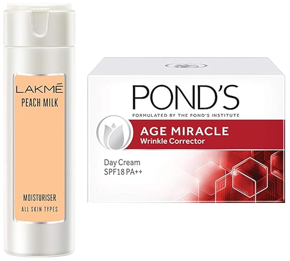 ponds peach milk moisturizer