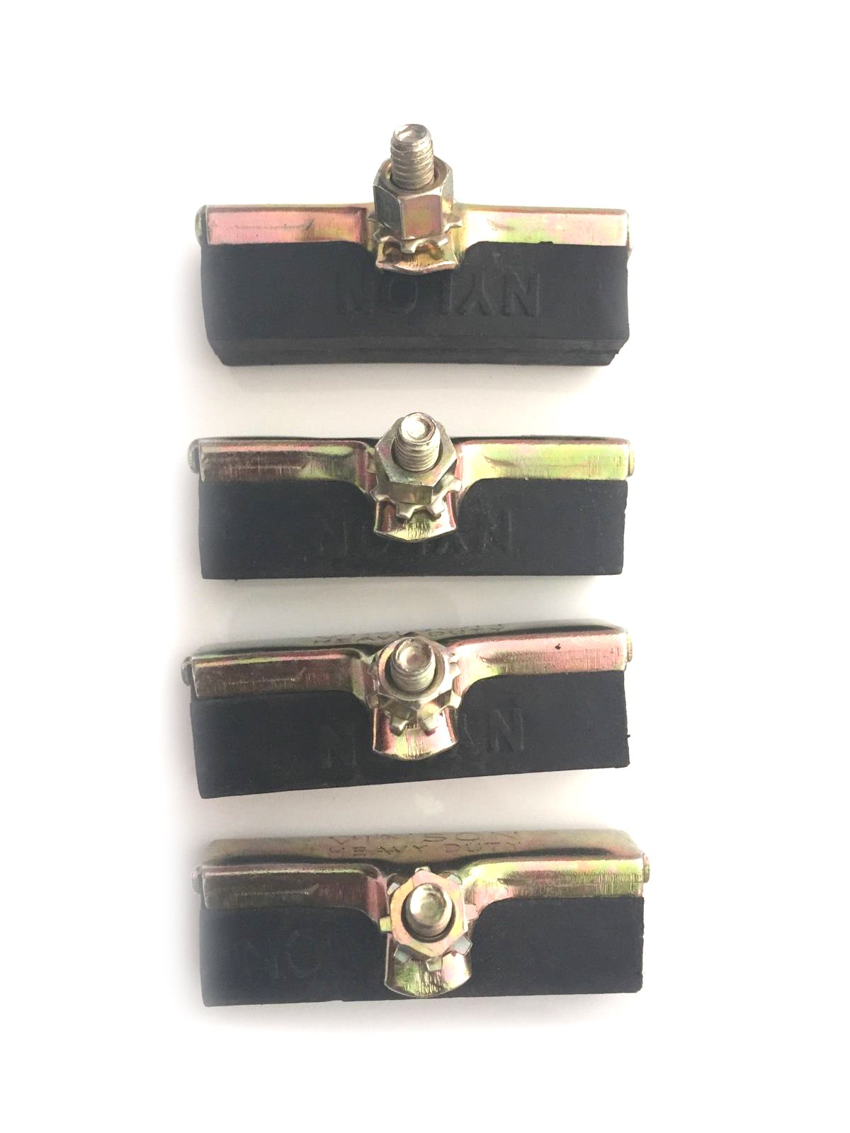 eRadius 4 x Rod Brake Blocks Pads Angle Sided Vintage Raleigh Rodster Bike Bicycle Golden