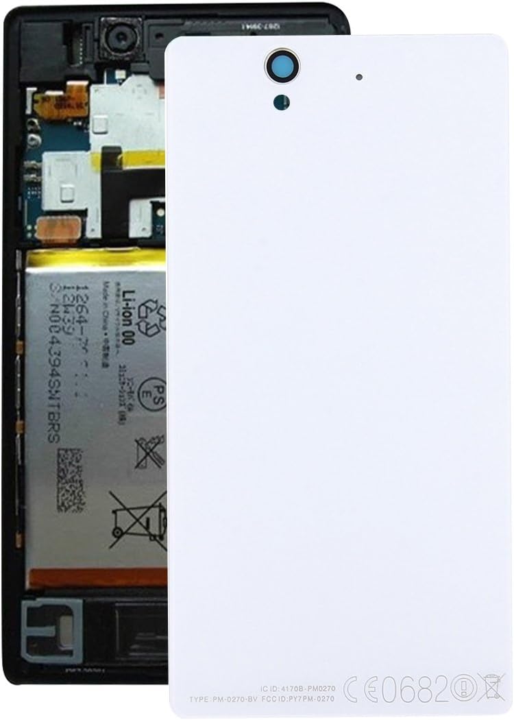 Ljmm888 Back LIJM Aluminium Battery Back Cover for Sony Xperia Z / L36h(Black) Repair (Color : White)