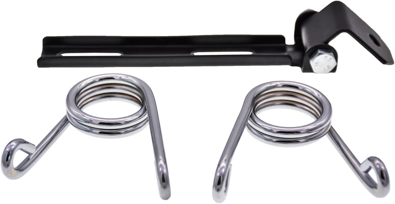 NATGIC Motorcycle Seat Cushion Chrome Leather Spring Seat Saddle Bracket Kit for Harley - Image 5