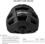EXCLUSKY Mountain Bike Helmet with Visor Purple, Lightweight, 18 Vents view 2