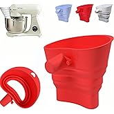 Flour Funnel for Kitchen Mixer, Stand Mixer Attachment for Kitchen, No-Mess Attachment, Easy Pour Design, Enables Guided Pour