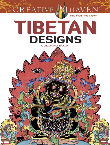 Creative haven tibetan designs coloring book (adult col…