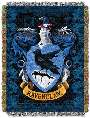 Harry Potter Ravenclaw Crest 48x 60 Woven Tapestry Throw