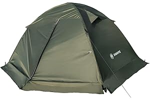 SHINHYE 1/2 Person Backpacking Tent for 4 Season, Winter Ultralight Extreme Cold Weather Tents for Camping Easy Setup Waterproof Double Layer Tent for Family Outdoor Hiking Mountaineering