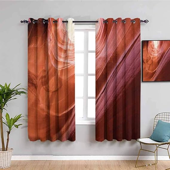 Usa Decor - Cortinas para puerta corredera (54 x 39 cm), diseño de