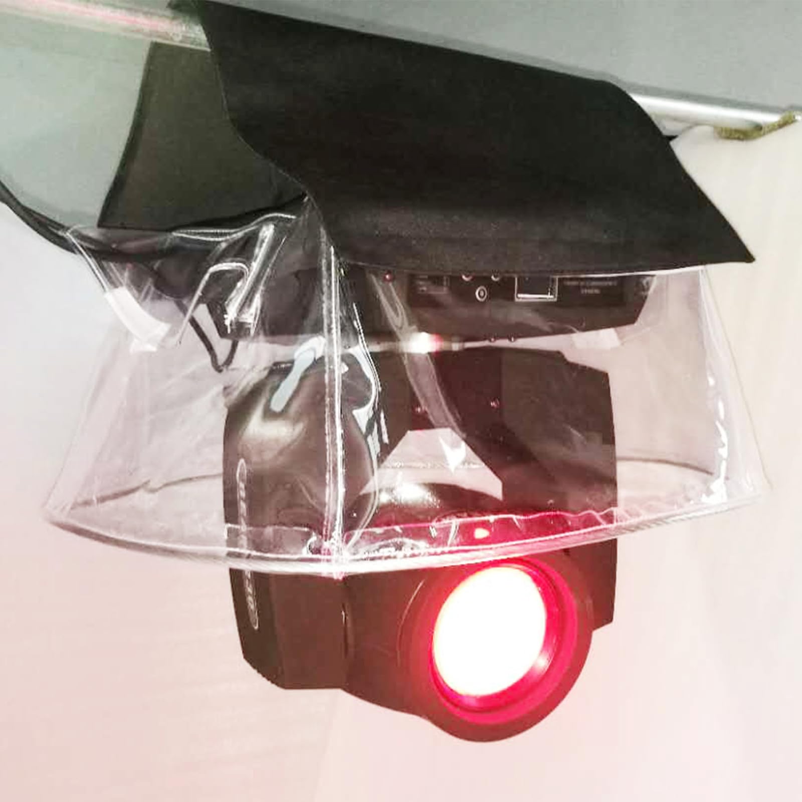 Moving Head Rain Cover， Waterproof Cover for Moving Head Weather Cover，Beam 7R Cover for Waterproof Moving Lights(4 Pcs Transparent)