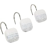 Croscill Nomad Shower Curtain Hooks, Blue