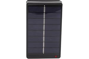 CHEOTIME 1W 4V Solar Battery Charger, Portable Solar Power Bank Solar Panel Charger Solar Powered Battery Charger & Maintainer for AA AAA Batteries
