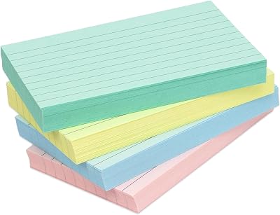 Summit Mega 400 Pack Revision Flash Cards 125x75mm Assorted 180gsm
