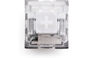 KPREPUBLIC Novelkey Kailh Hako Royal Clears Switch RGB SMD Clear Tactile 85g Switches Dustproof Switch for Mechanical Keyboard IP56 mx stem (X10 PCS, Kailh Hako Royal Clears Switch)