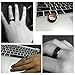 EZreal Will Queen 8mm Black Polished Beveled Tungsten Carbide Rings with Rose Gold Plated Interior 10.5