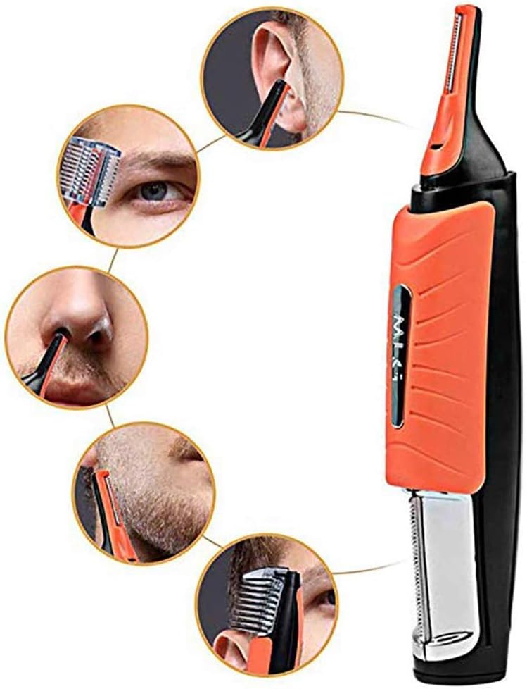 JJGWZ Nose Hair Trimmer,Electric Ear and Nose Eyebrow Hair Removal Shaver Clipper for Man Woman Hair Cliper Portable Homehold Low Noise Multifunction