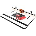 Fulton Woodworking Tools Fulton 24" x 32" Premium Router Table Top with Fence Deluxe Package | 1-3/8" Thick Router Table Top | Router Plate & 5 Interchangeable Insert Discs | MDF Router Table Fence