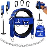 G Gabantt Neck Trainer Exerciser Equipment. Neck Harness Weight Lifting Kit | Neck weight lifting harness, 2 resistance bands, workout pin, iron neck chain. Head harness neck training strengthener men