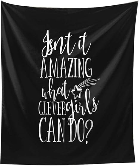 Amazon Co Jp 賢い女の子のブリーフケース タペストリー 壁掛け タペストリー 壁の装飾 リビングルーム ベッドルーム ファッション 壁画 ポスター アート 装飾 カラフル 家族 屋内 152x130 ホーム キッチン