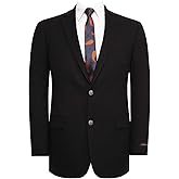 AMY ZHU Men’s Sport Coat Classic Fit Suit Jacket 2 Button Stretch Blazer Regular & Big and Tall for Daily Business