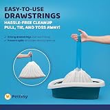 Pettiny 20 Cat Litter Tray Liners with Drawstrings Extra Strong 87 x 41 cm view 4