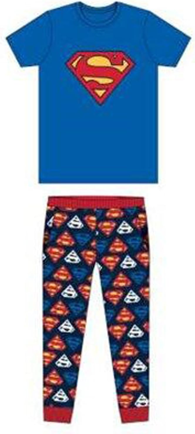 Mens DC Comics Batman/Star Wars/Superman Long Pyjama Set S-XL