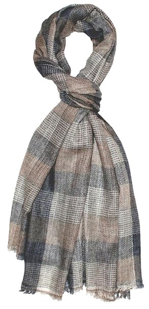 LORENZO CANA Luxus Herren Schal Schaltuch 100% Kaschmir flauschig leichter Männerschal Kaschmirschal Kaschmirtuch Kaschmirpas