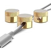 3PCS Cord Holder for Nightstand, Computer Cord Organizer for Desk, Appliance Cord Organizer, Stick-On Cable Clip for Charger, Laptop, USB, Headphones, Wire Management Set