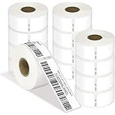 COLORTY Compatible 1-1/8" x 3-1/2" Thermal Address Label Replacement for Dymo 30252 Barcode Labels, Compatible with Dymo Labelwriter 450 4XL, Rollo, for Zebra Printers, [12 Rolls, 350 Labels/Roll]