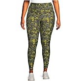 Terra & Sky Women's Camo Print Soft, Stretch High Rise Fitted Leggings