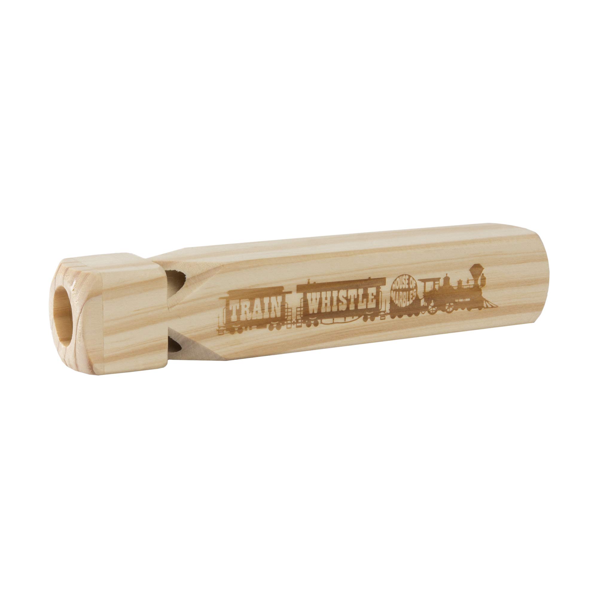 House of Marbles Traditional Wooden Steam Train Whistle