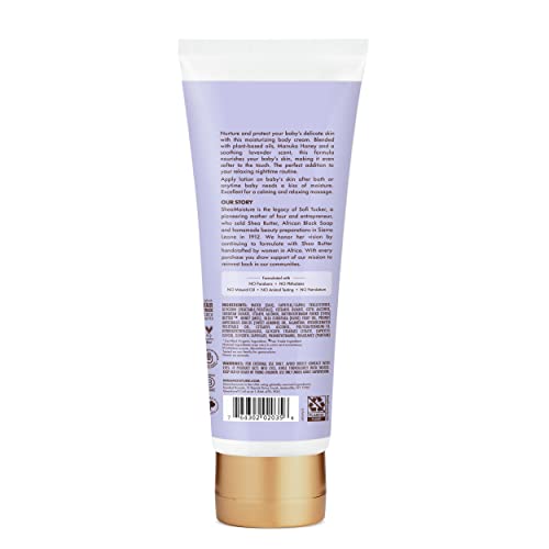 SHEAMOISTURE BABY MOISTURIZER MANUKA HONEY & LAVENDER FOR DELICATE HAIR AND SKIN NIGHTTIME HAIR AND SKIN CARE REGIMEN 8 OZ