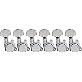 Musiclily Pro 6 inline Guitar Locking Tuners Tuning Pegs Keys Machine Heads Set for Fender Stratocaster Telecaster Electric G
