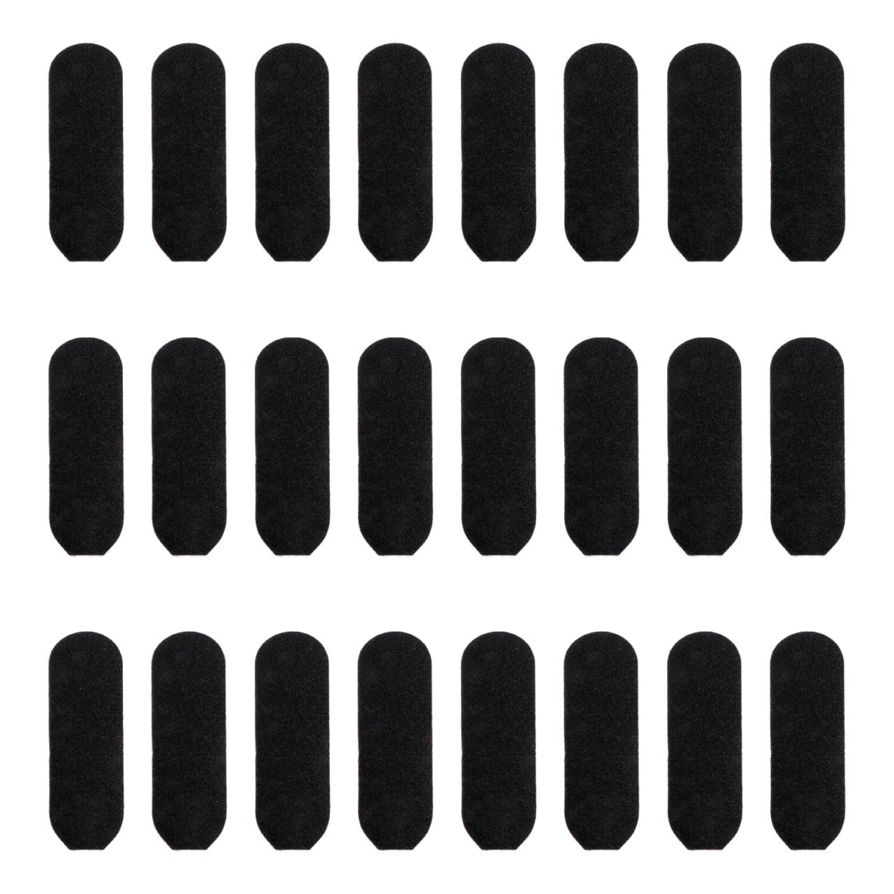 Lurrose 60Pcs Foot File Sandpaper Replacement Pads for Hard Skin Removal on Feet with Stainless Steel Backing Pedicure Accessories for Smooth Heel Care